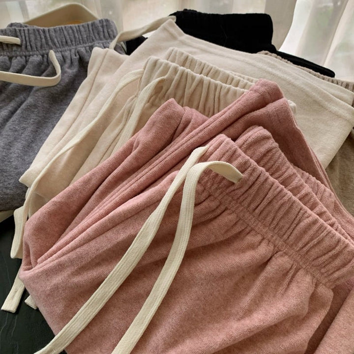 【bottoms】ニットワイドパンツ　M26520
