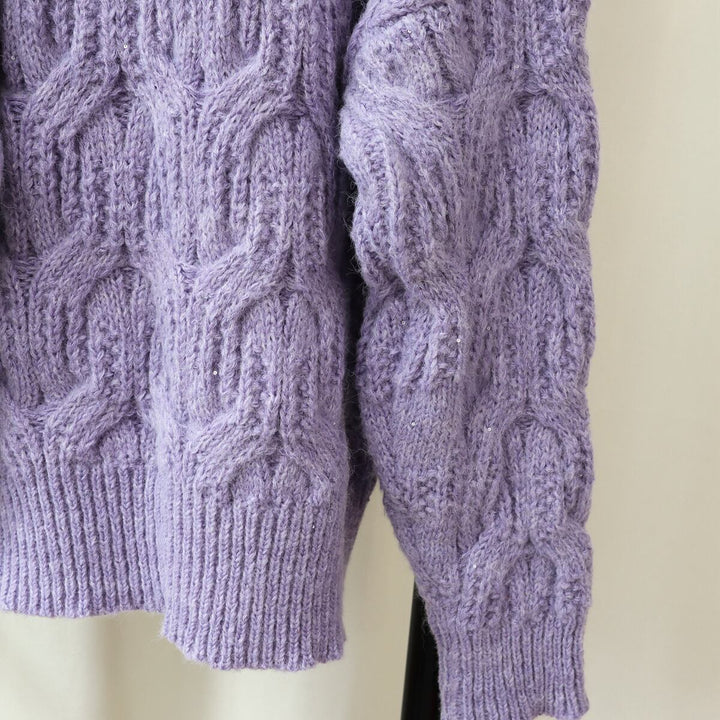 【tops】クルーネックニットセーター　M18794