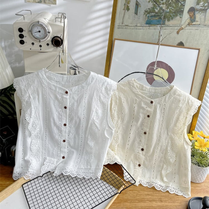 【tops】レースベスト　M24867