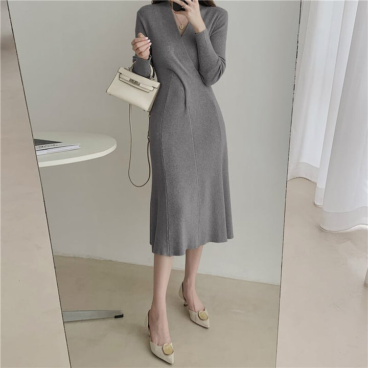 【dress】ニットワンピース　M25539