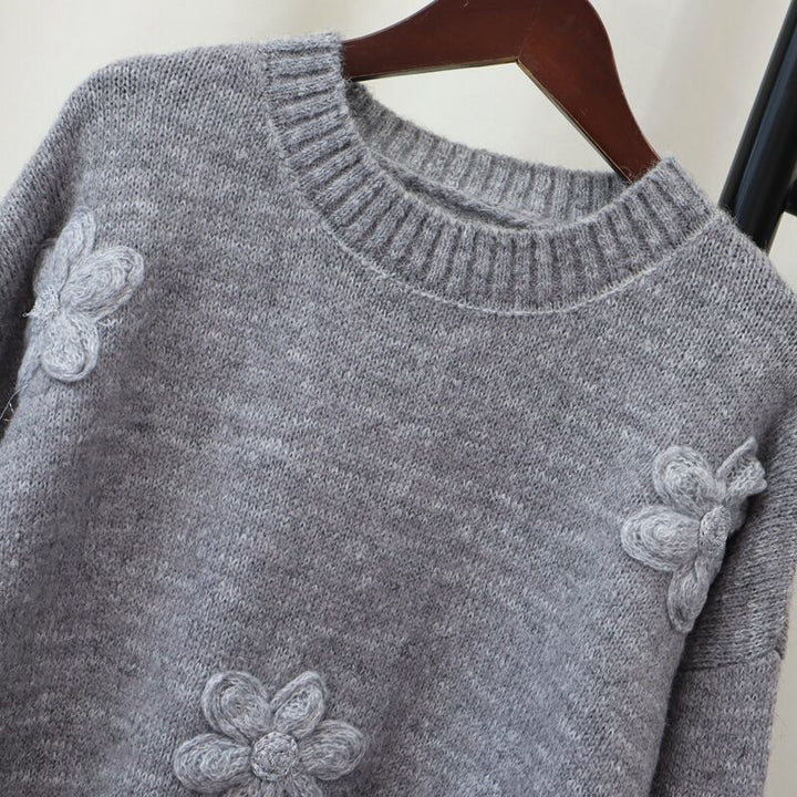 【tops】クルーネックニットセーター　M27901