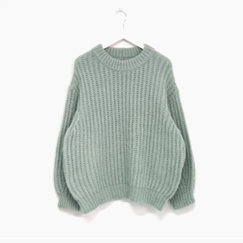 【tops】クルーネックニットセーター　M26660