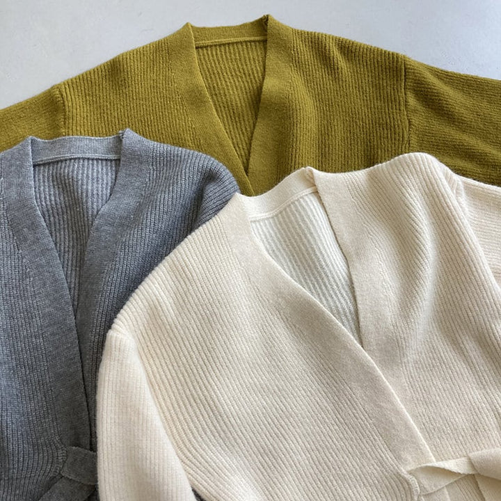 【tops】カシュクールニットセーター　M17866