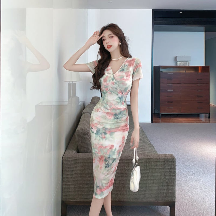 【dress】美感いっぱい✿ ✿エレガントデートワンピース　M17445