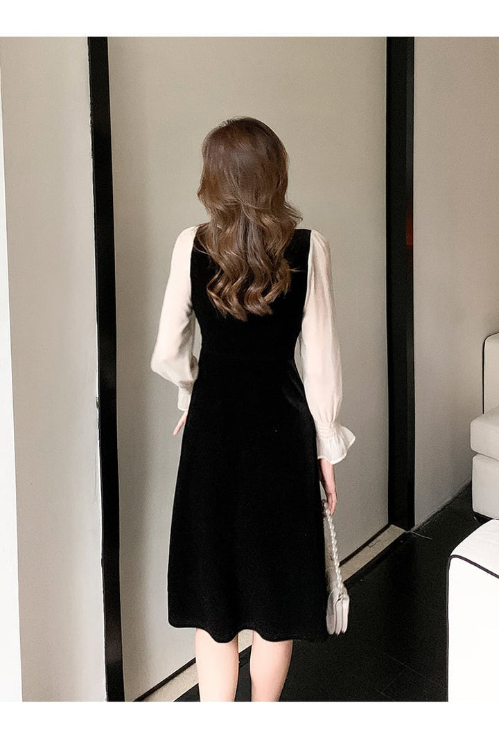 【dress】気質満点 エレガントオシャレデートワンピース　M17392