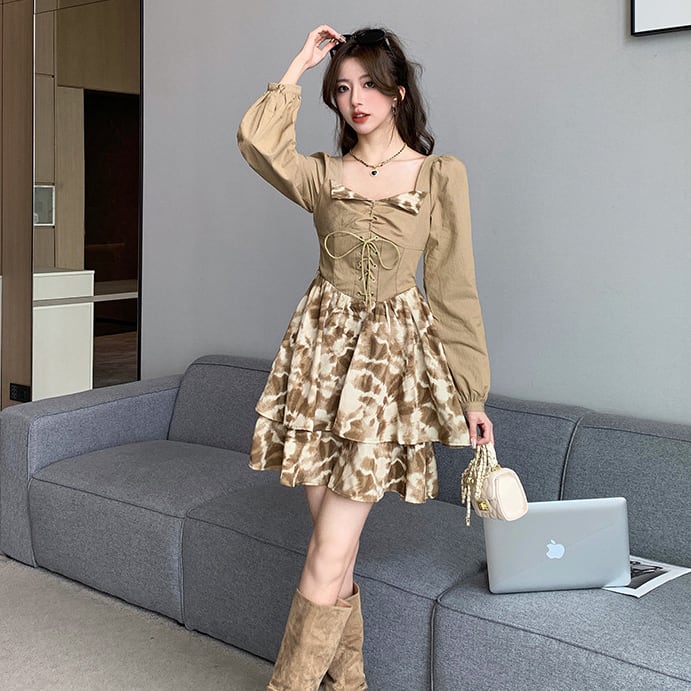 【dress】美感いっぱい✿ ✿ファッションデートワンピース　M17227