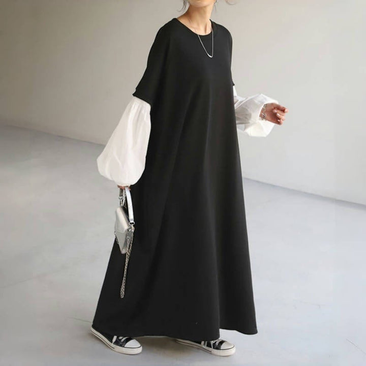 【dress】切り替えカジュアルワンピース　M29602