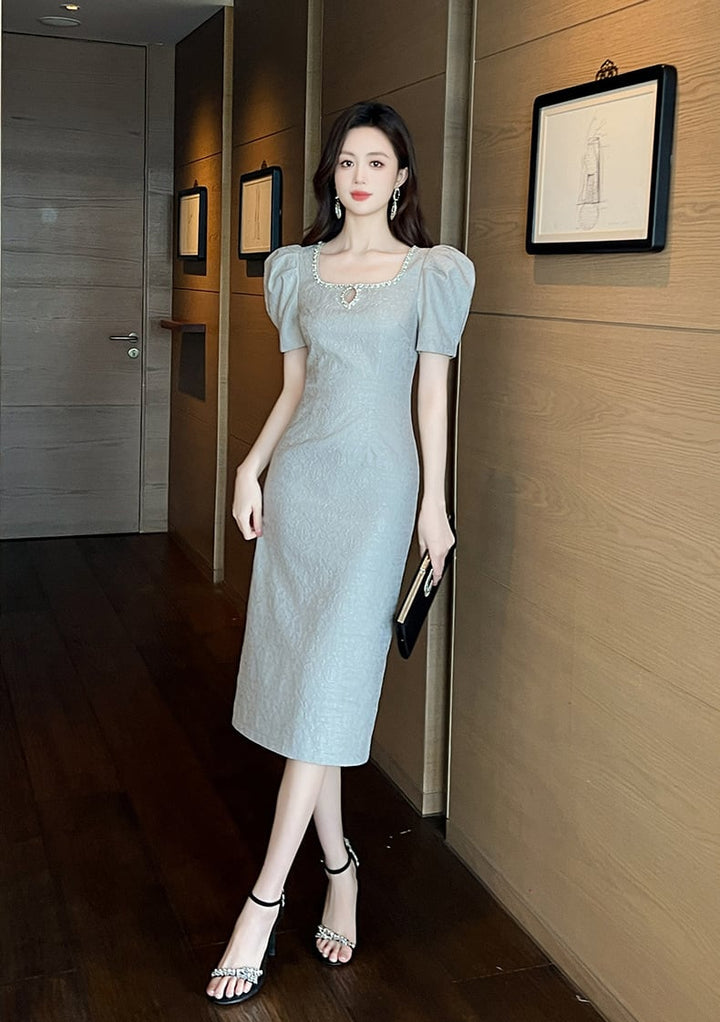 【dress】ビジューワンピース　M25244