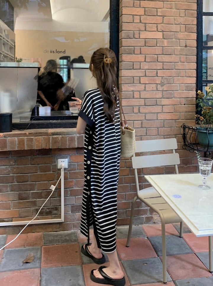 【dress】ボーダー柄ワンピース　M24789