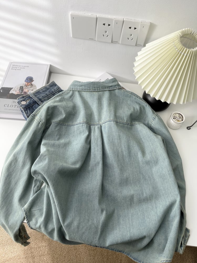 【tops】デニムシャツ　M29930