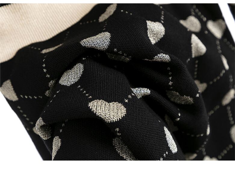 【dress】ジャカードニットワンピース　M28358