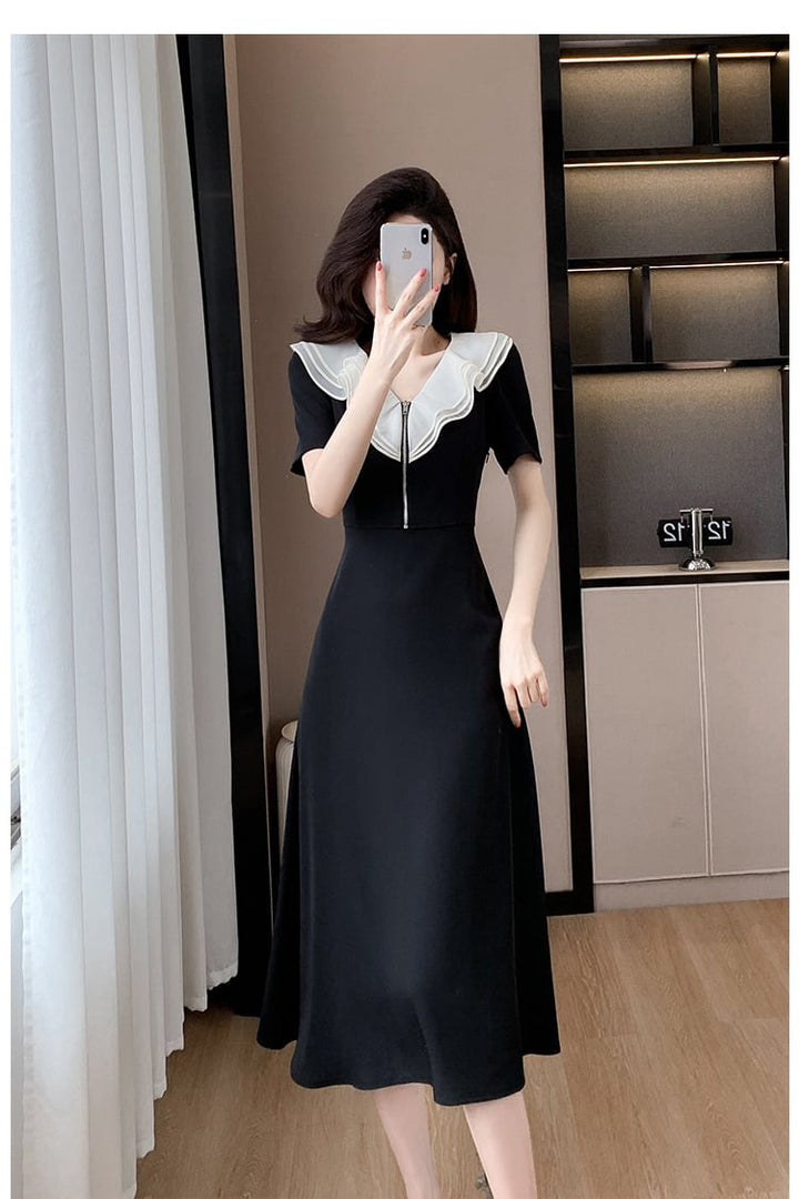 【dress】フリルデートワンピース　M24563