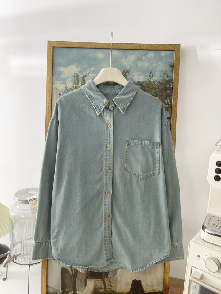 【tops】デニムシャツ　M29930
