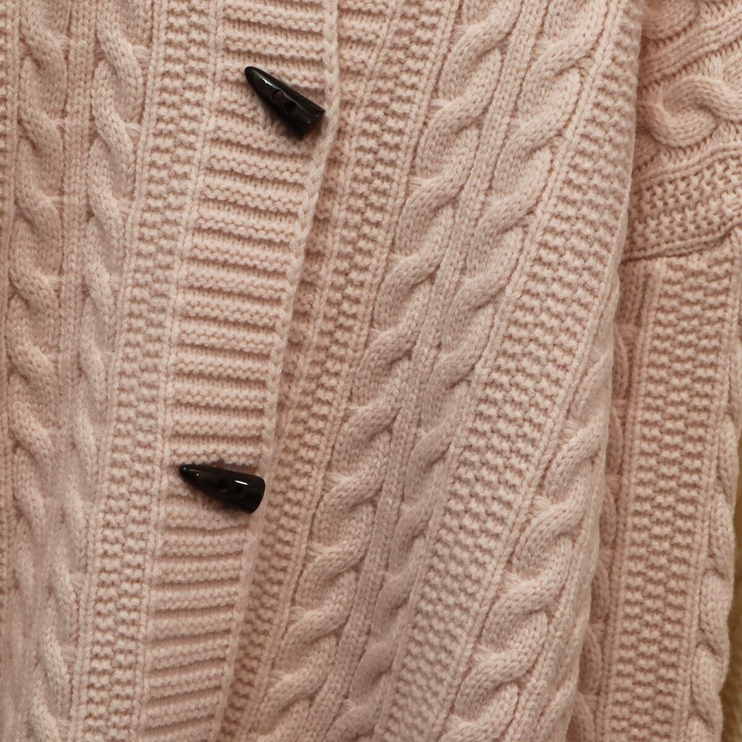 【outer】ボーダー柄ニットカーデ　M18788
