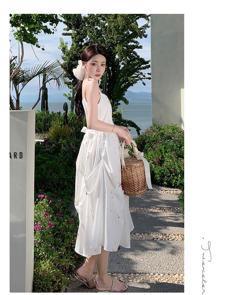 【dress】高級感 エレガントオシャレキャミワンピース　M17303
