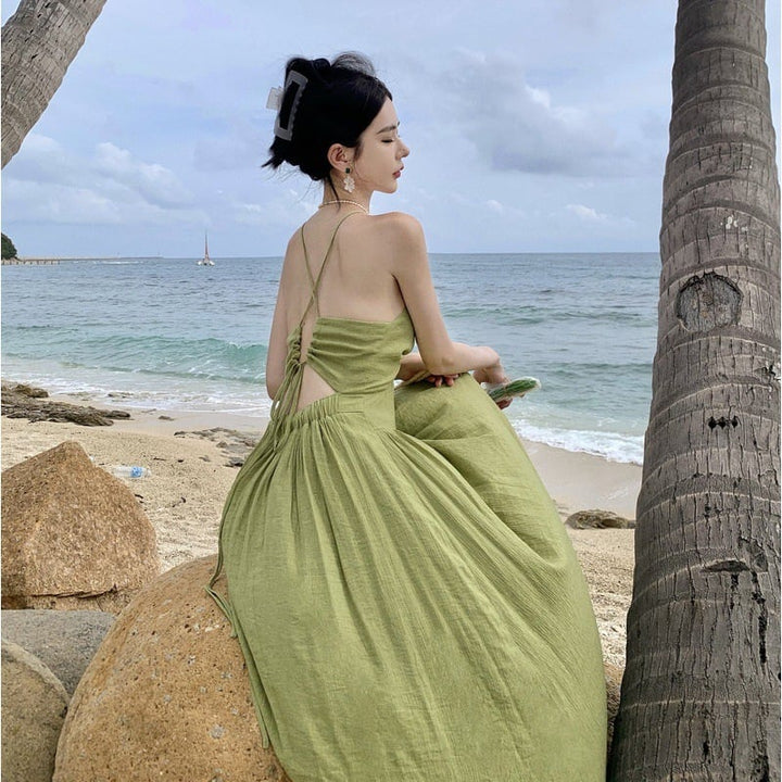 【dress】バックレスワンピース　M25097