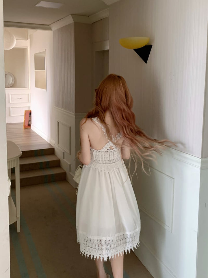 【dress】レースキャミワンピース　M24503