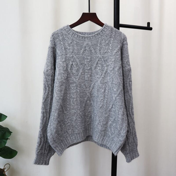 【tops】クルーネックニットセーター　M27746