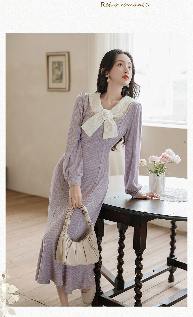【dress】ニットワンピース　M26896