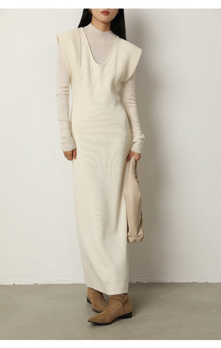 【dress】ノースリーブニットワンピース　N2809