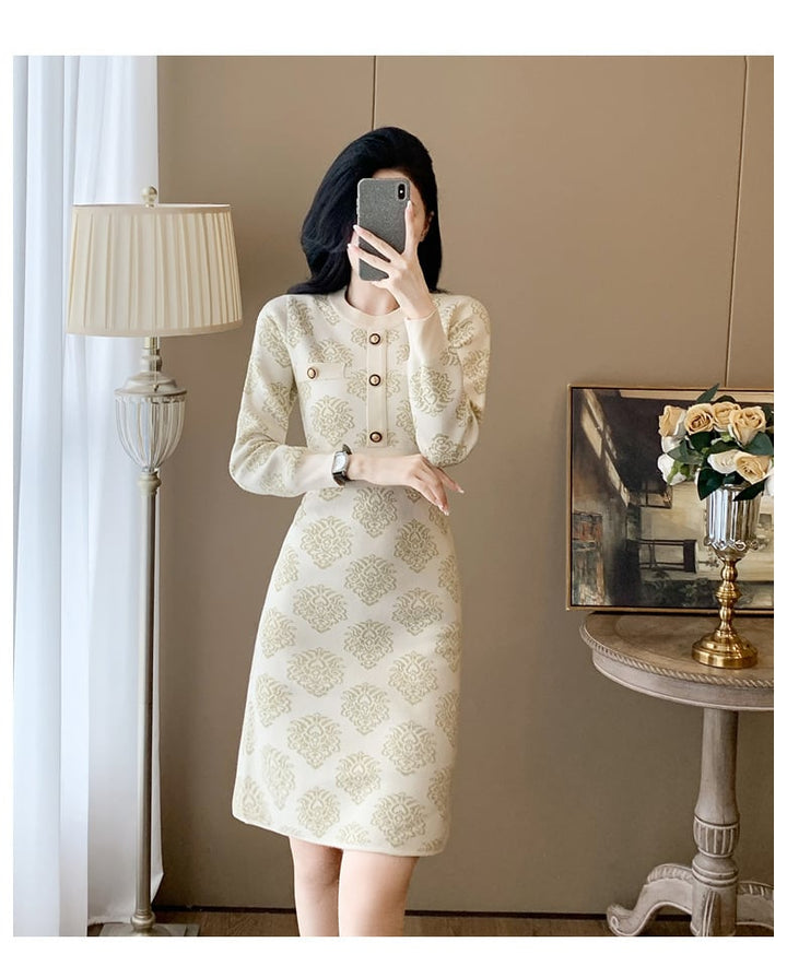 【dress】ニットワンピース　M27644