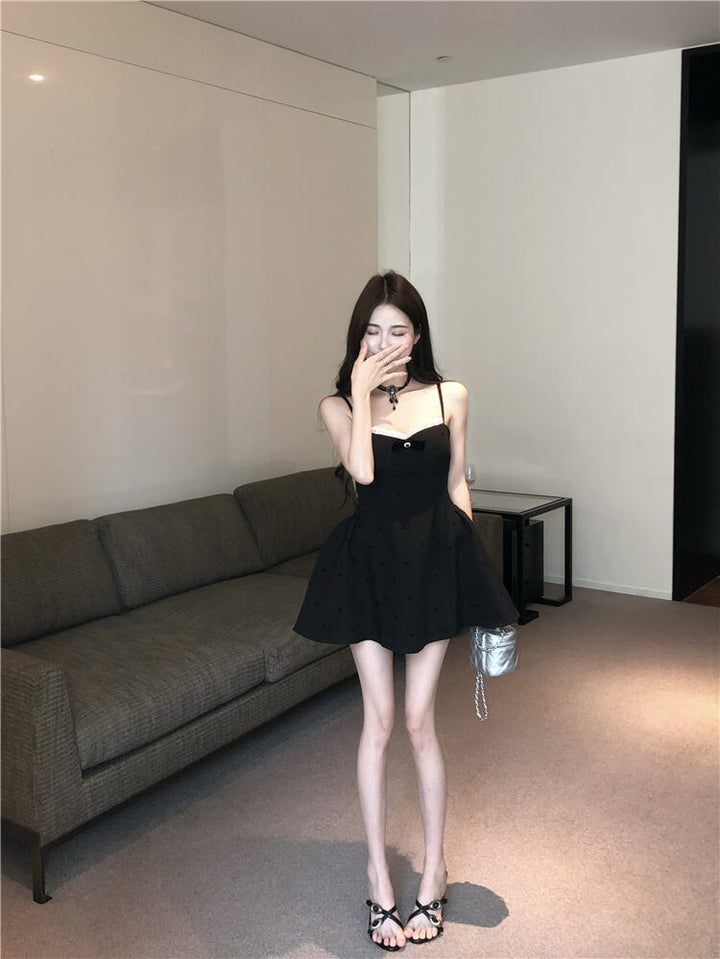 【dress】レース切り替えキャミワンピース　M30066