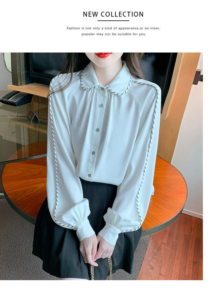 【tops】人気を独占中 エレガントシャツトップス　M17343