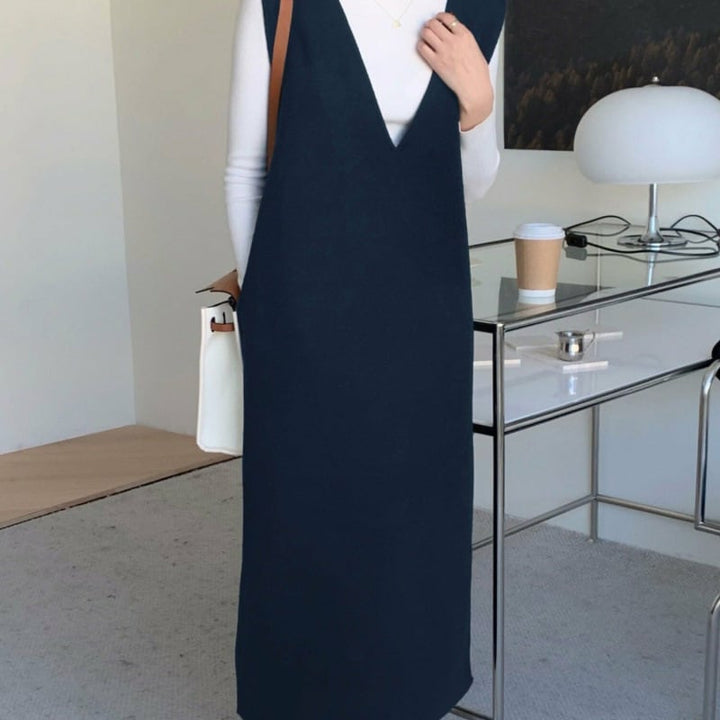 【dress】Vネックベストワンピース　M26527