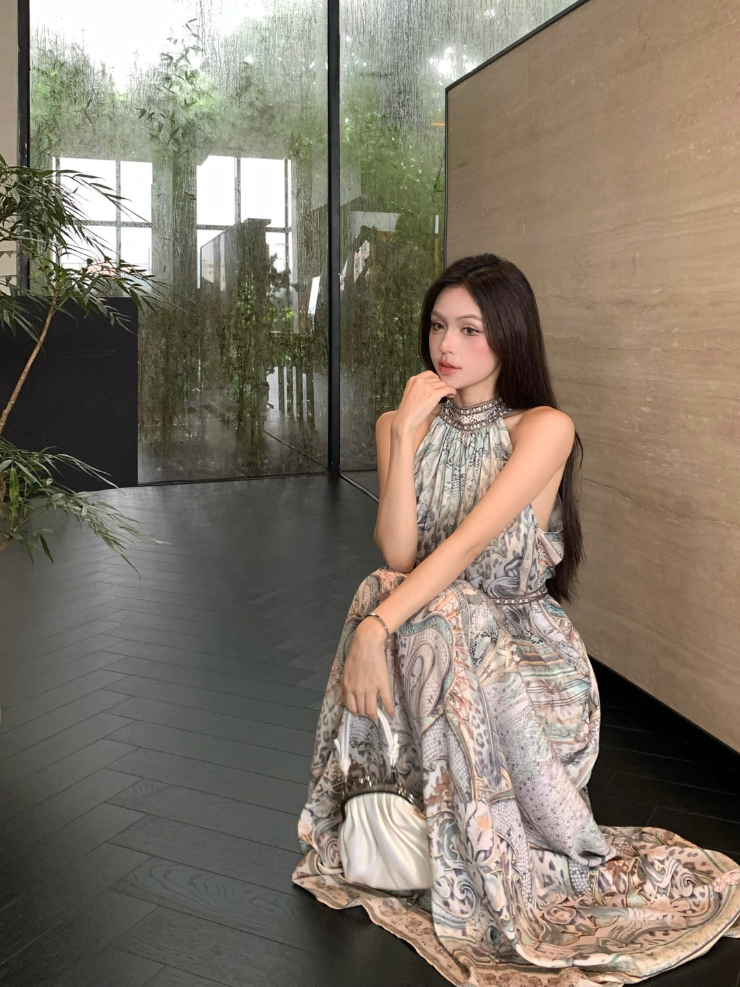 【dress】プリントワンピース　M24509