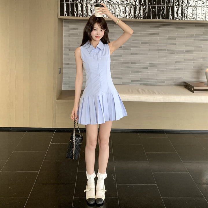【dress】ノースリーブミニワンピース　N3549