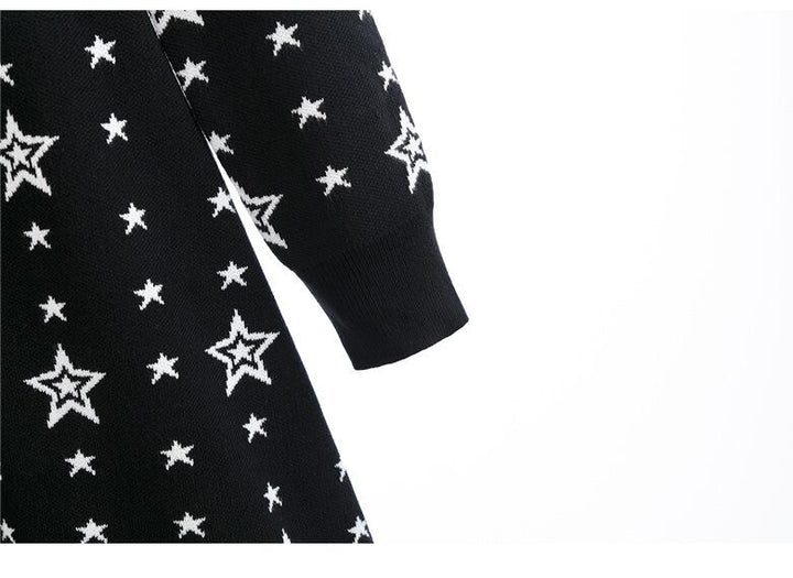 【dress】ジャカードニットワンピース　M28361