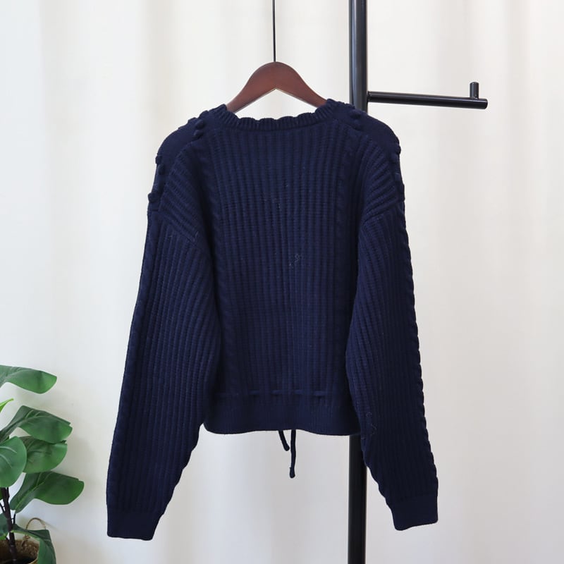 【outer】ニットカーデ　M26657