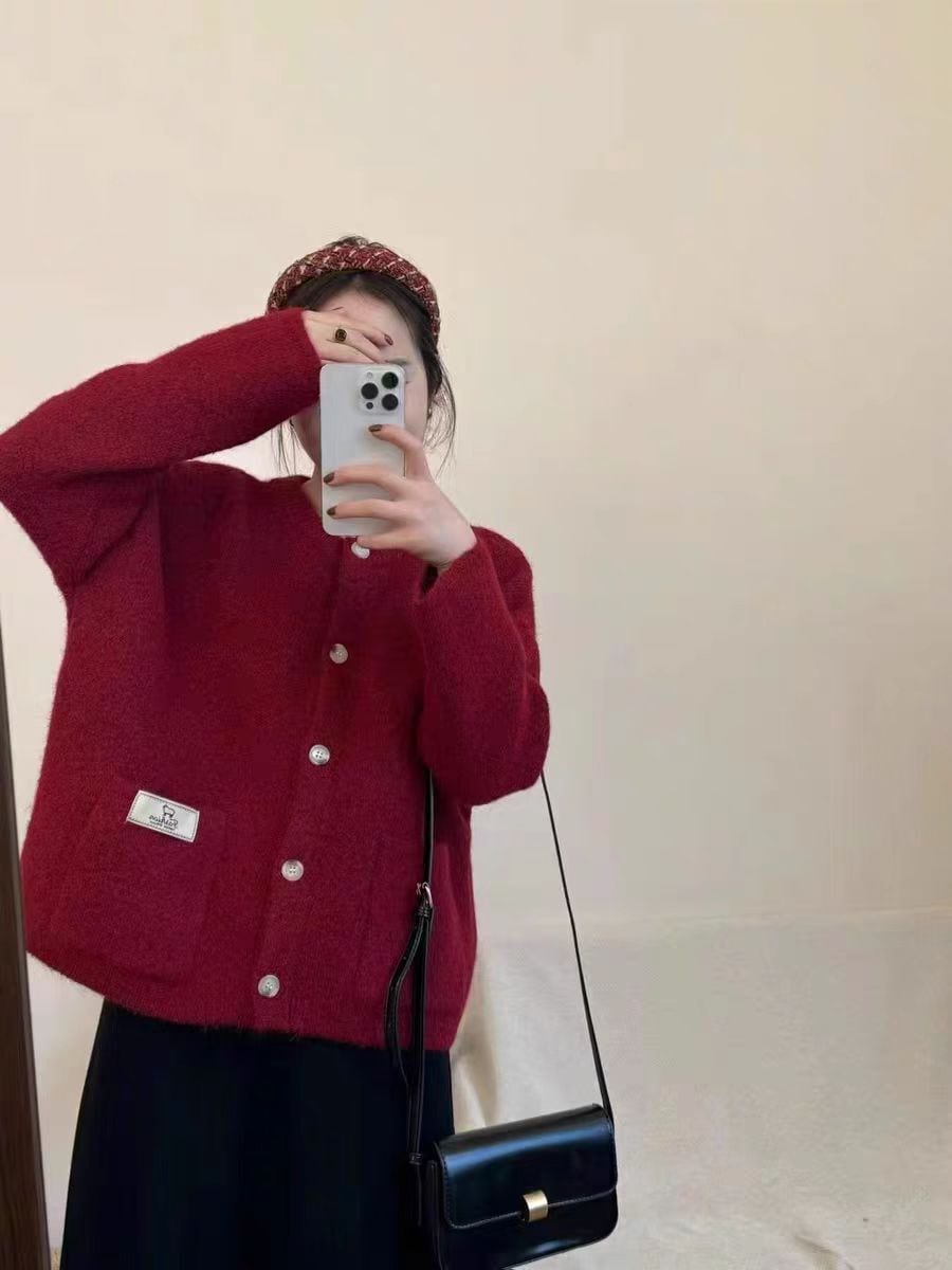 【outer】ニットカーデ　M26777
