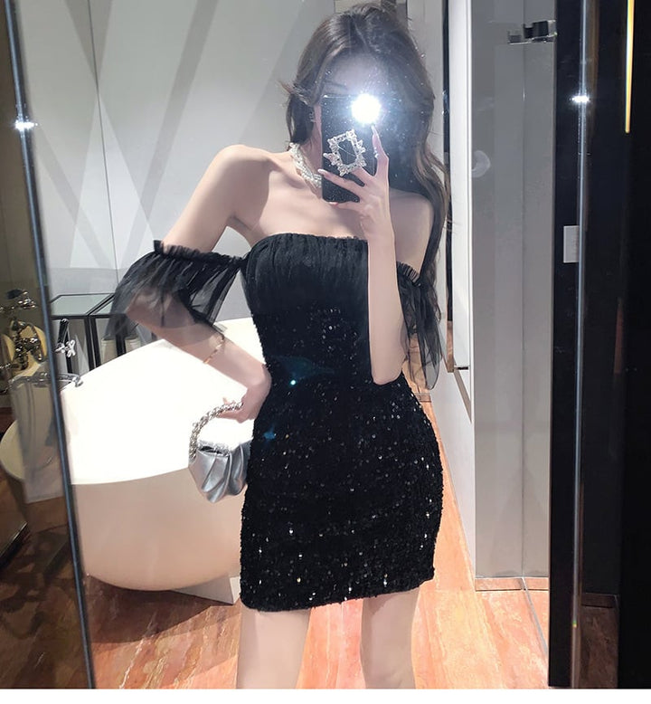 【dress】レディースファッションデートワンピース着瘦せ　M17353
