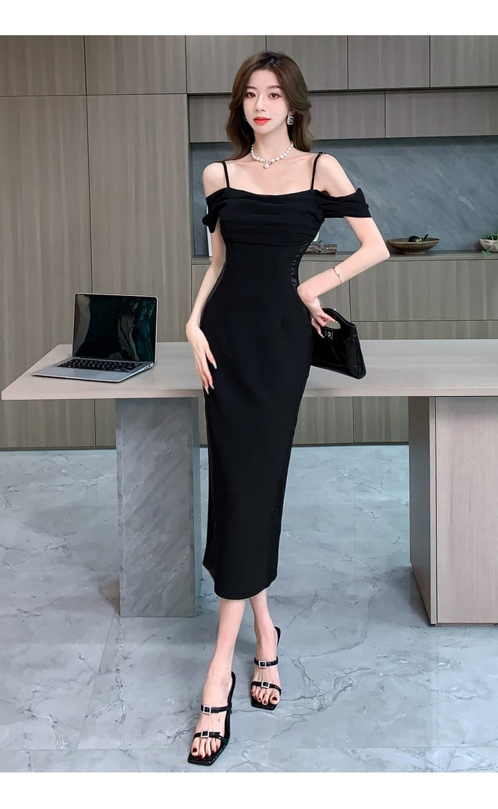 【dress】フリルキャミワンピース　M25207