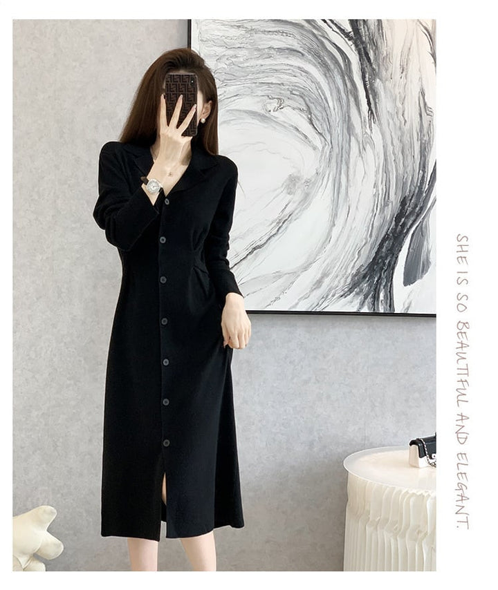 【dress】ニットワンピース　M25381