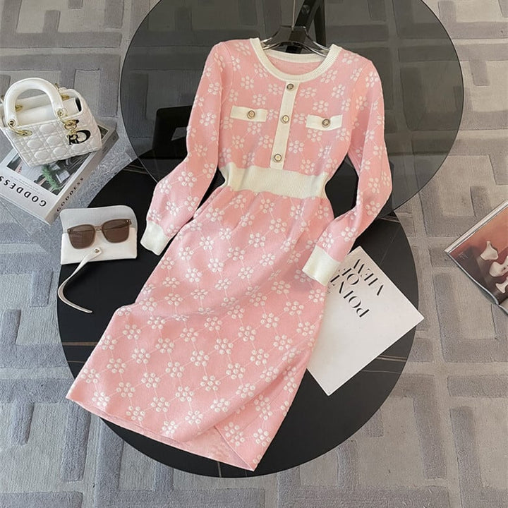 【dress】ニットワンピース　M25379
