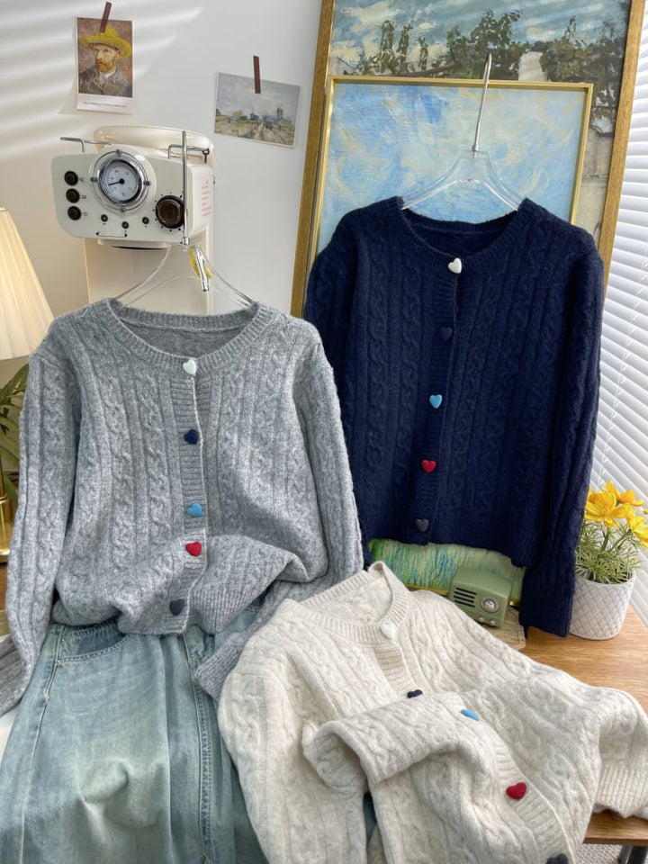 【outer】ニットカーデ　M26473