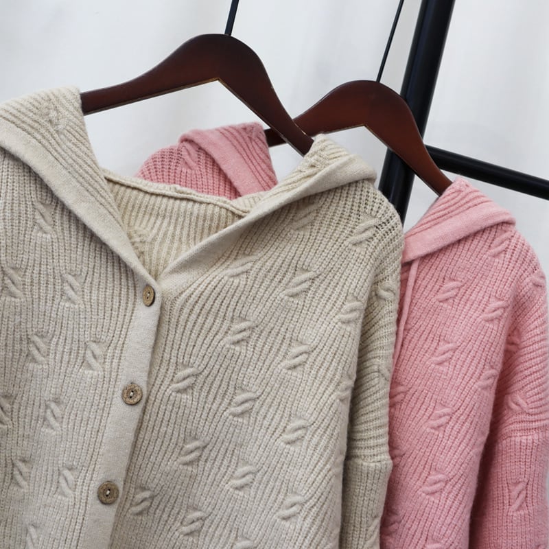 【outer】ニットカーデ　M26027