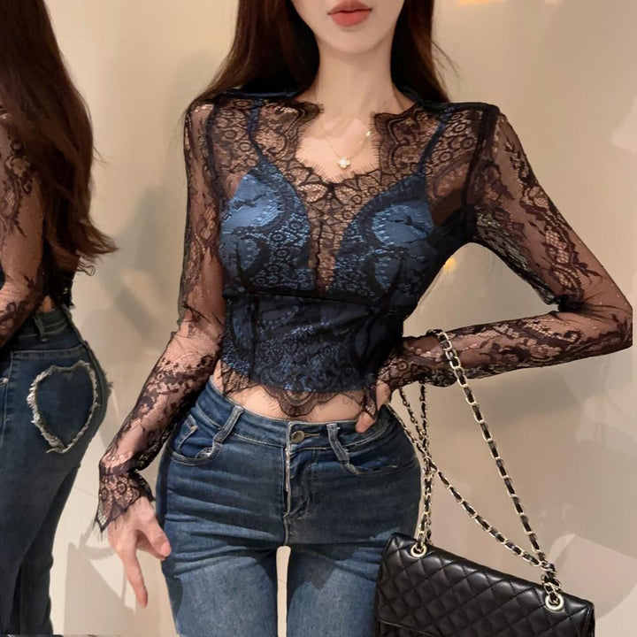 【tops】カップ付きレーストップス　M28310