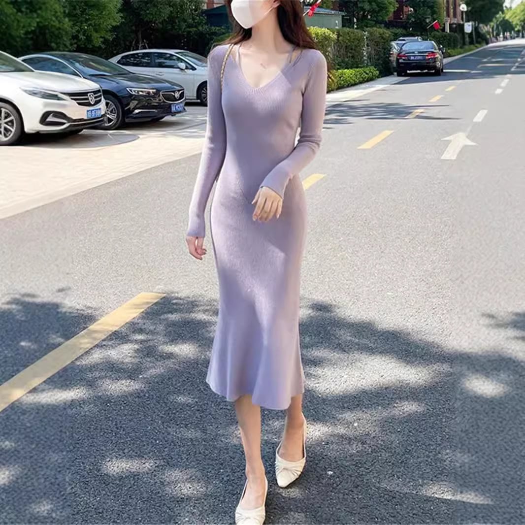 【dress】ニットワンピース　M26787