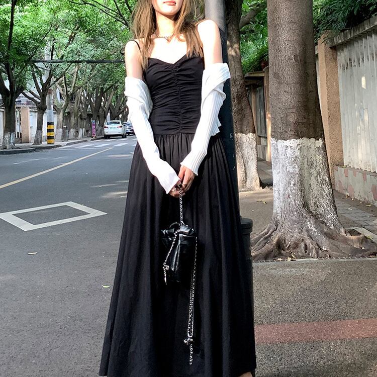 【dress】目立つ！スウィートキャミワンピース超人気　M16921