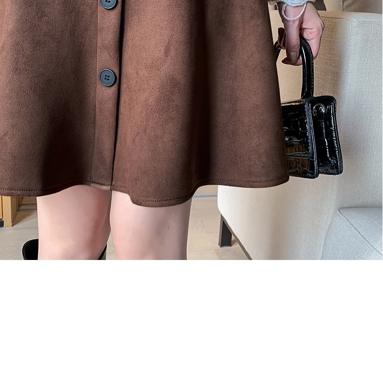 【bottoms】ハイウエストスカート　M28686
