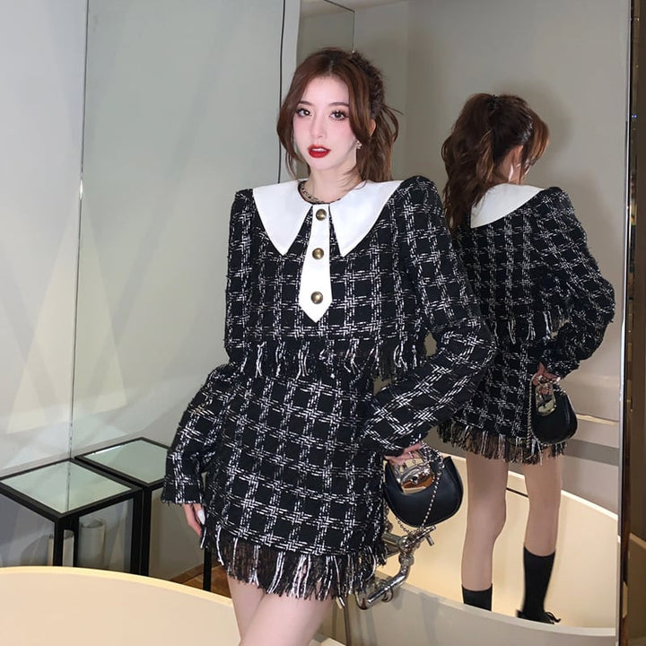 【set】ショートジャケット×スカートセット　M19339