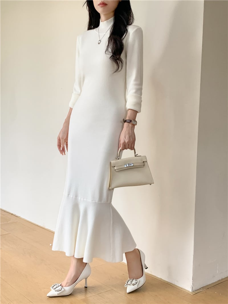 【dress】マーメイドニットワンピース　M26996