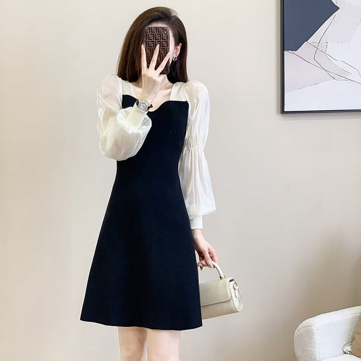 【dress】切り替えワンピース　M25518