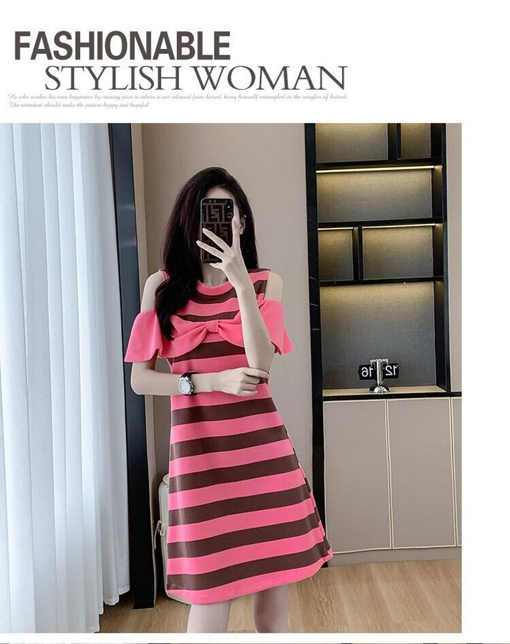 【dress】ボーダー柄ワンピース　M29312