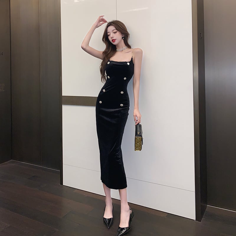 【dress】今季マストバイエレガントキャミワンピース　M17289