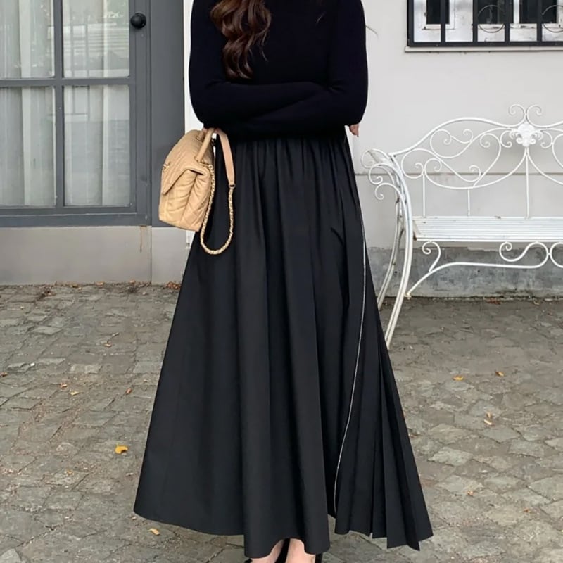 【dress】ニットドッキングワンピース　M28018