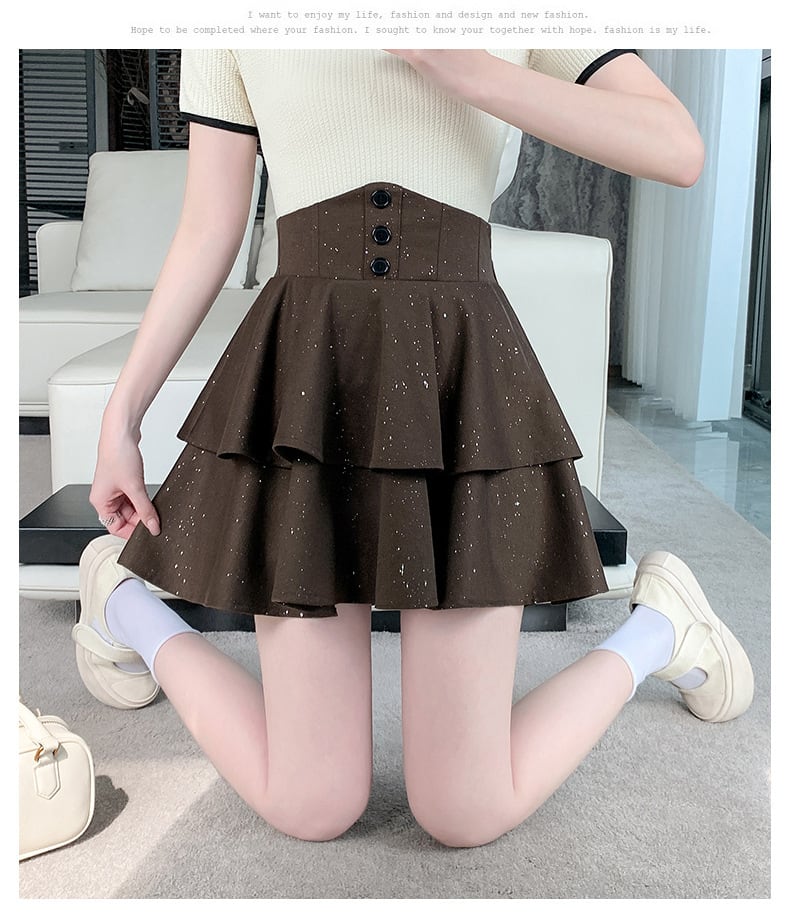 【bottoms】キラキラプリーツスカート　M29465